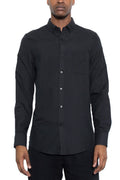 Singnature long sleeve button down shirt