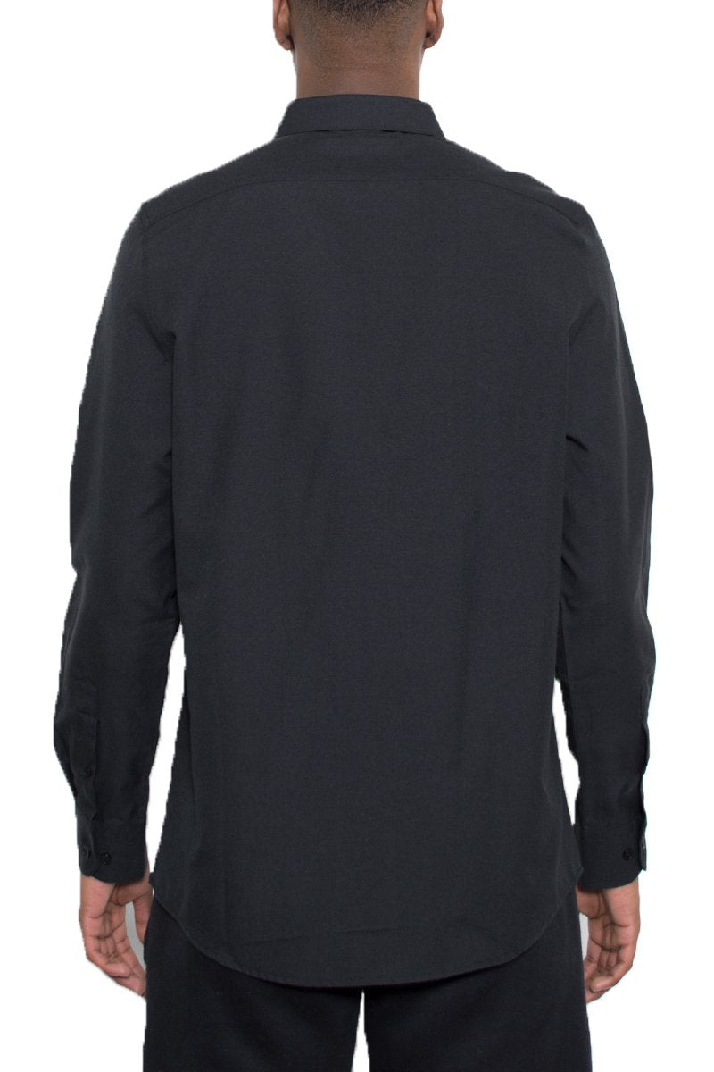 Singnature long sleeve button down shirt