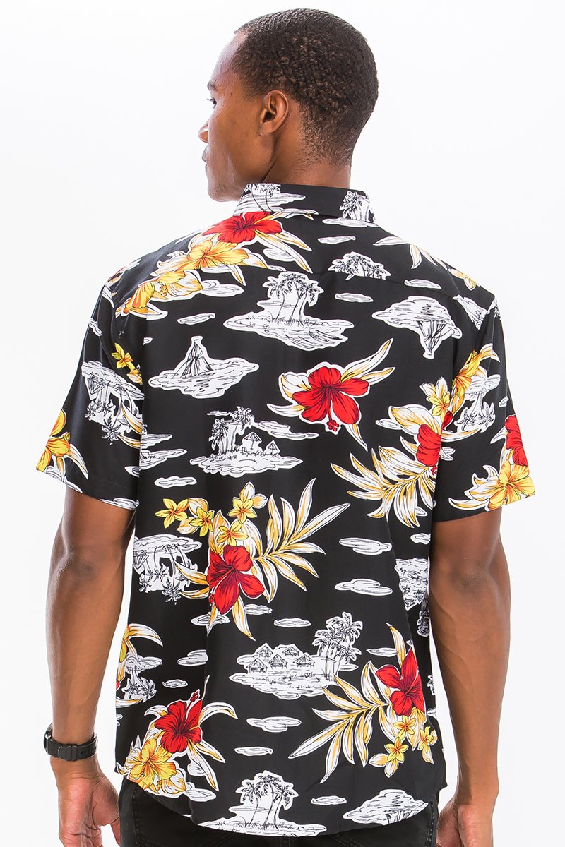Hawaiian button down shirt