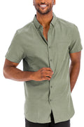Signature short sleeve button shirt