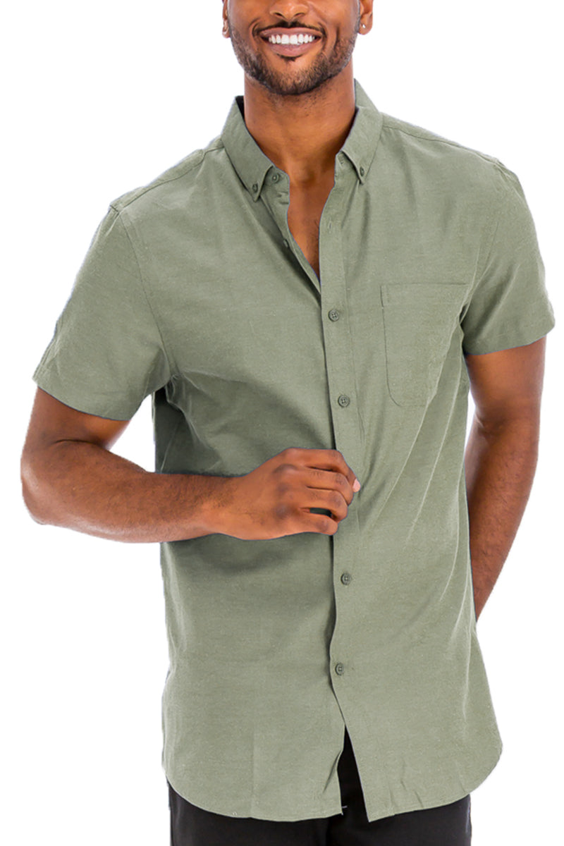 Signature short sleeve button shirt